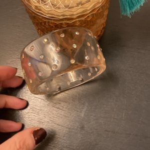 Vintage Lucite Bangle As Found